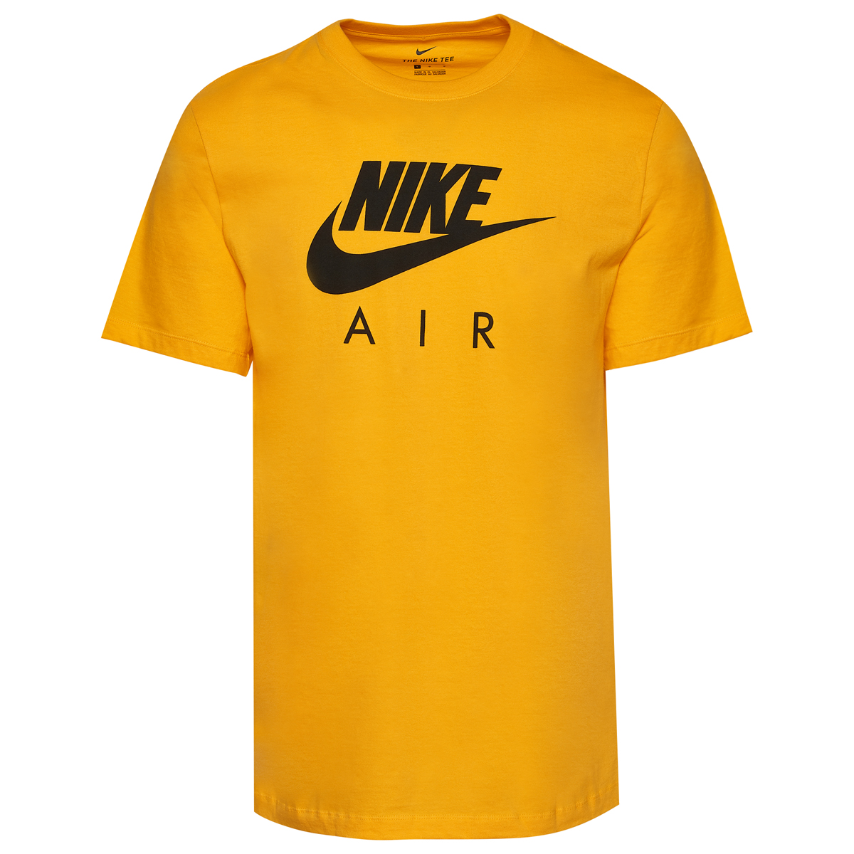 Nike Air Futura T Shirt Yellow Gold Black