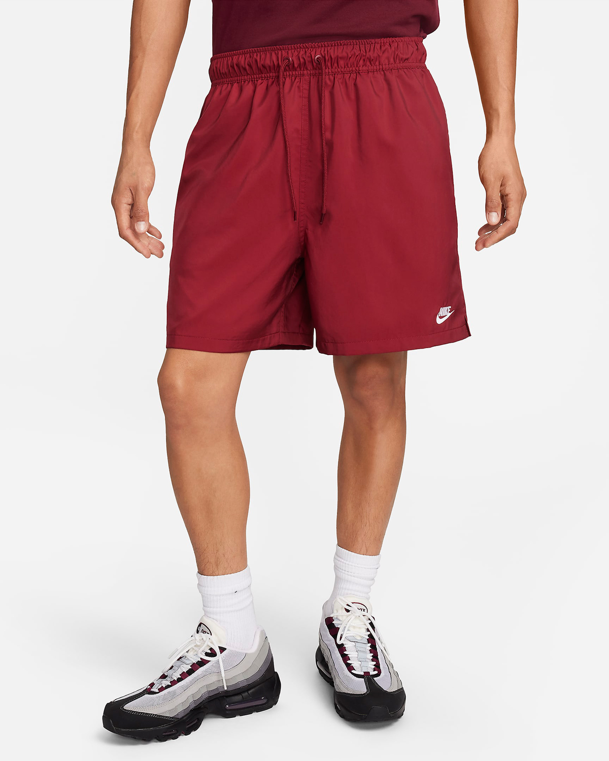 Nike-Club-Woven-Flow-Shorts-Team-Red