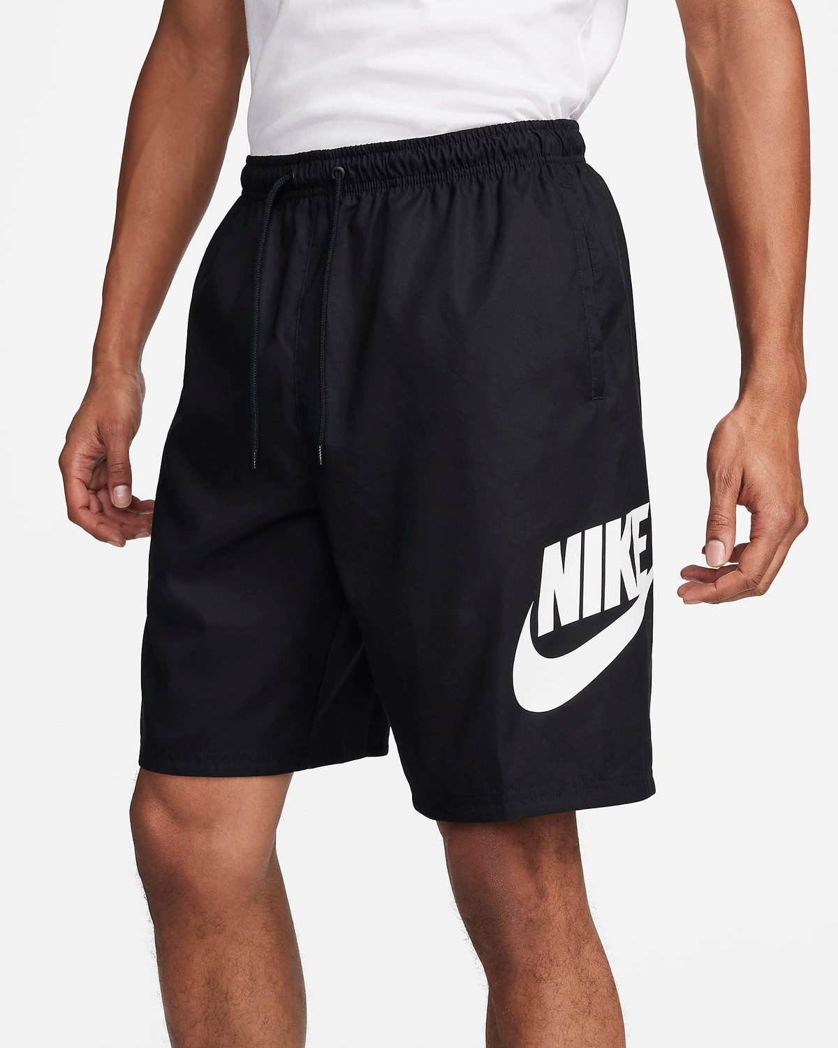Nike-Club-Woven-Shorts-Black-White
