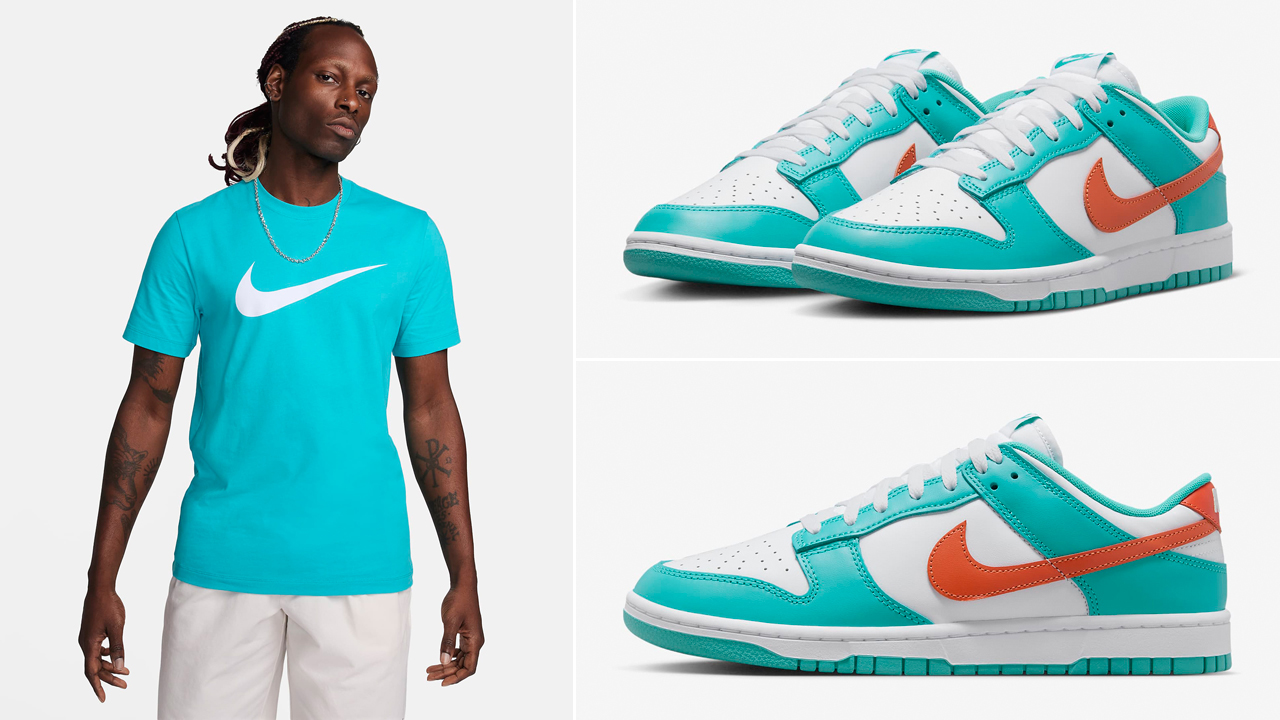nike mid Dunk Low Miami Dolphins Shirts Clothing Outfits