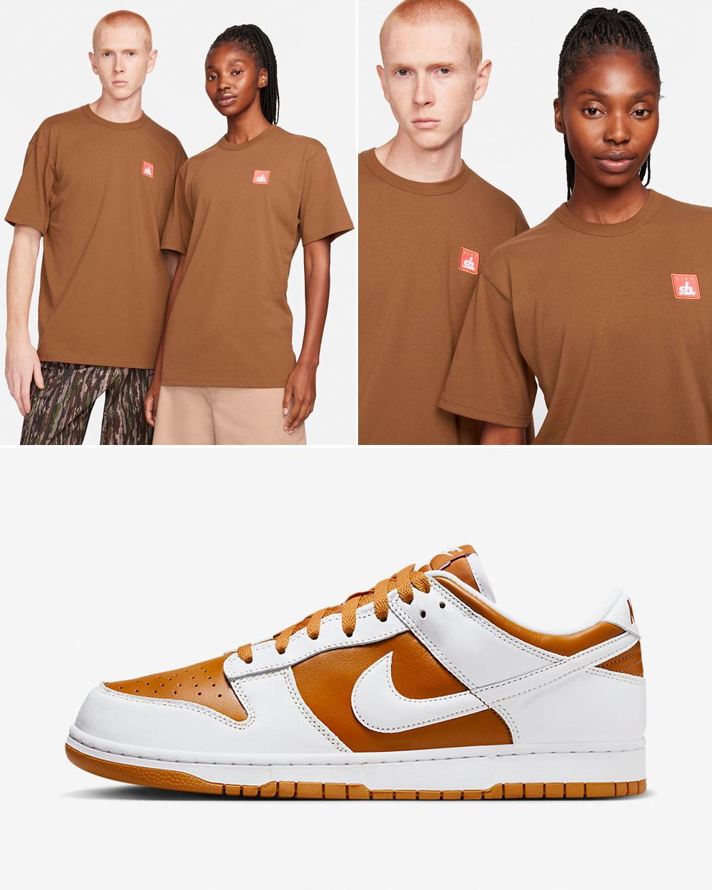 Nike-Dunk-Low-Reverse-Curry-T-Shirt-Matching-Outfit