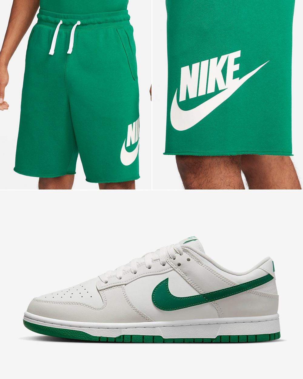 Nike-Dunk-Low-Summit-White-Malachite-Shorts