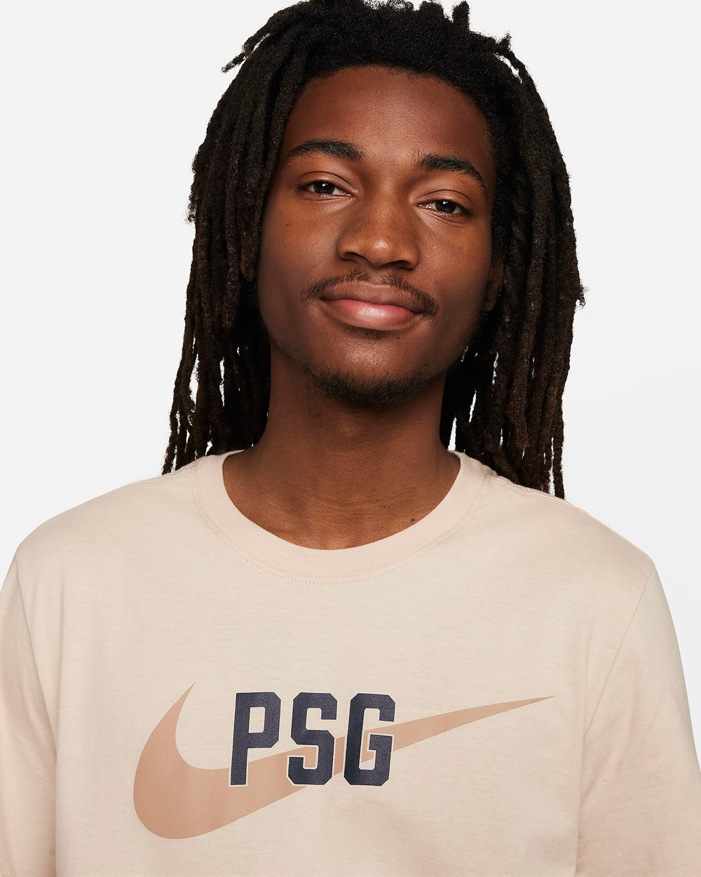 Nike PSG Paris Saint Germain Swoosh T Shirt Sanddrift 2