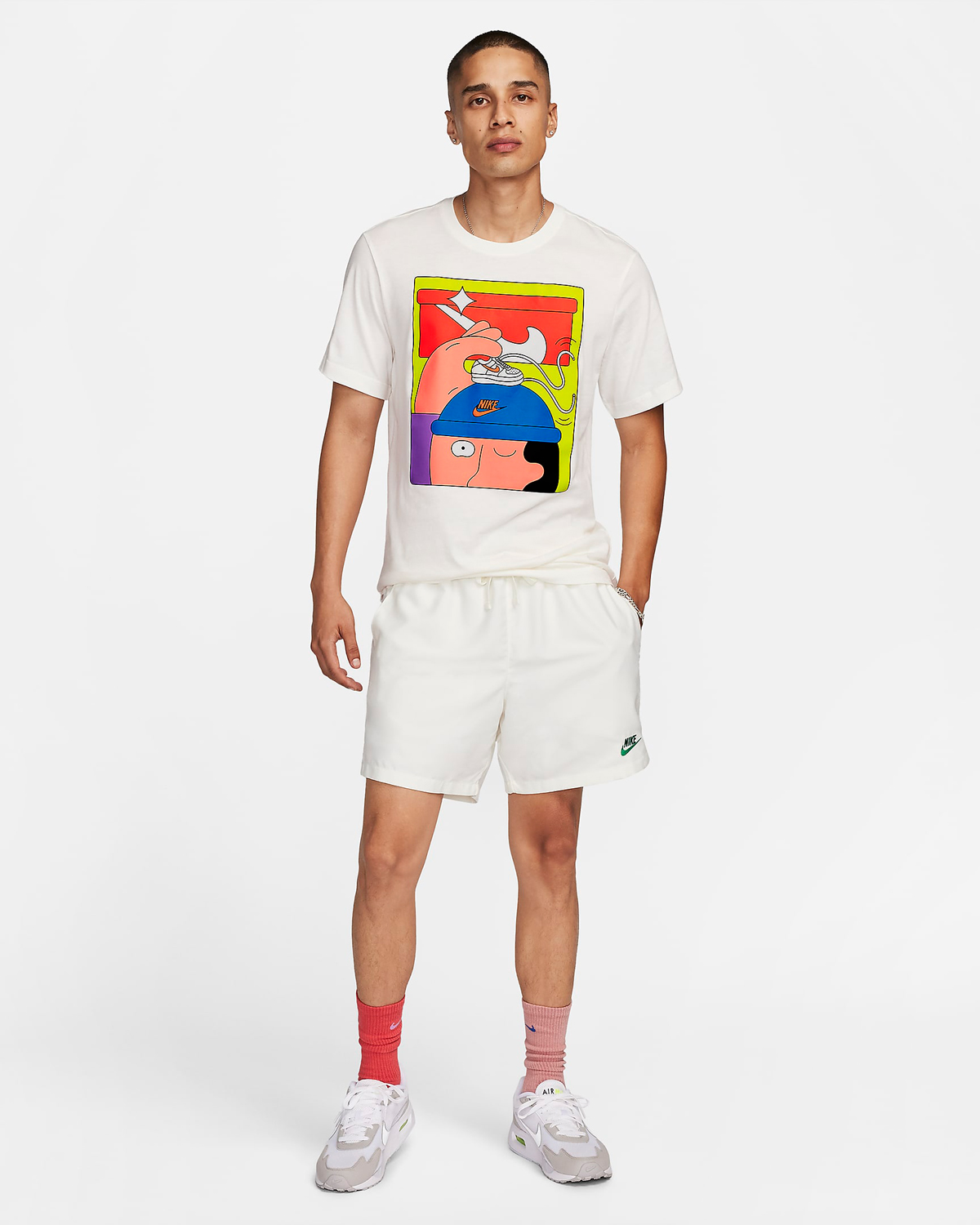 Nike Sportswear Graphic T Shirt Sail