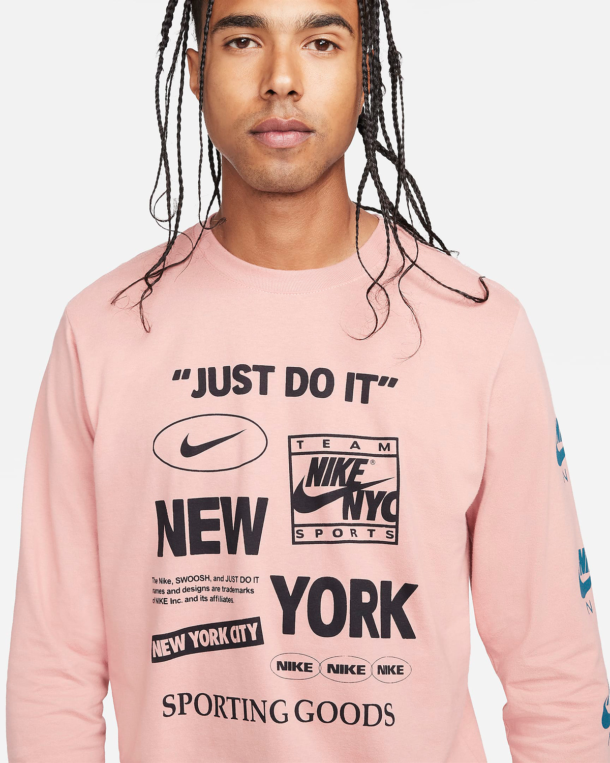 Nike-Sportswear-NYC-Long-Sleeve-T-Shirt-Red-Stardust-3