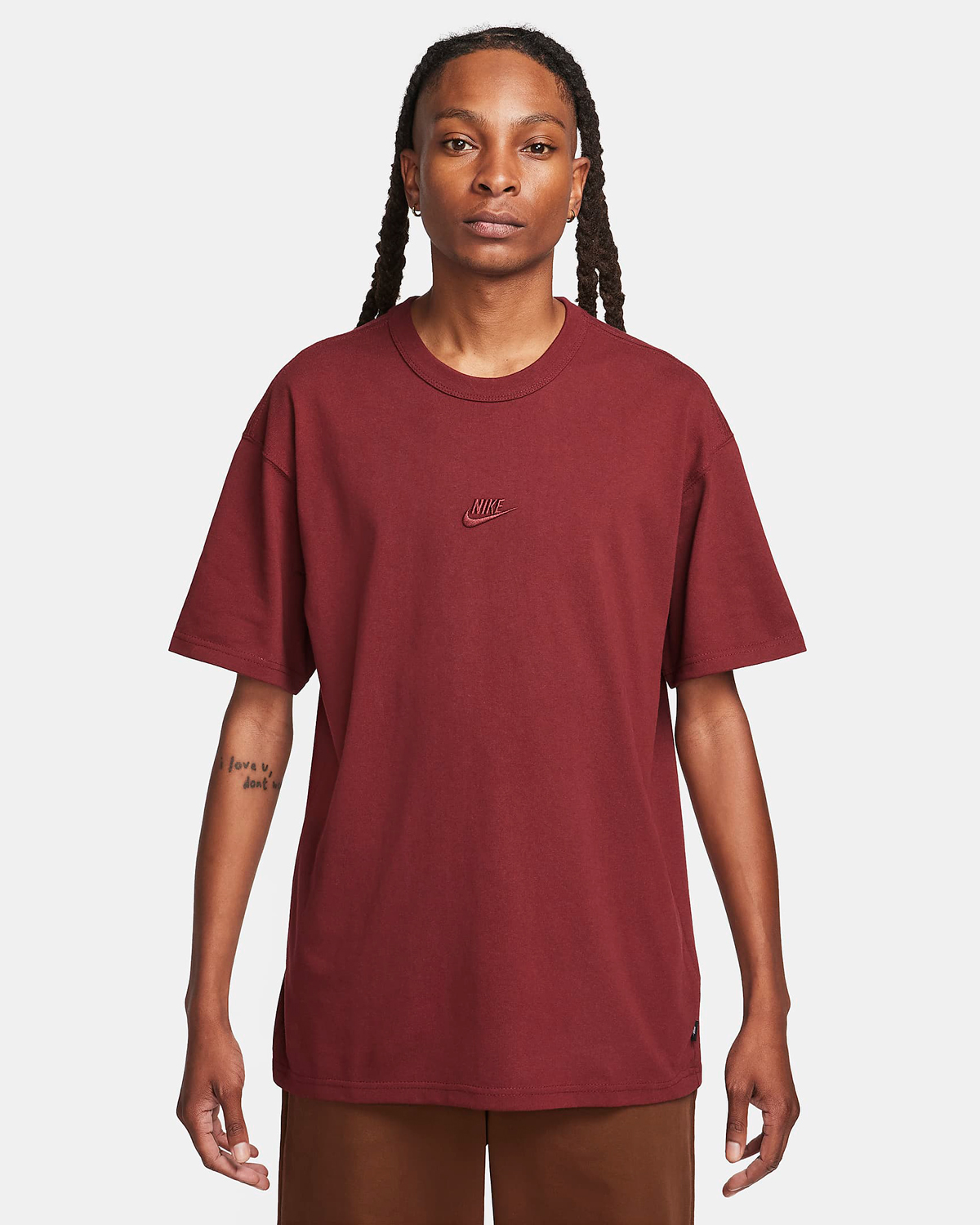 Nike-Sportswear-Premium-Essentials-T-Shirt-Dark-Team-Red