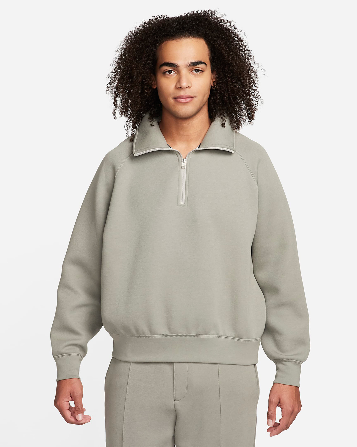 Nike Tech Fleece Reimagined Zip Sweatshirt Dark Stucco