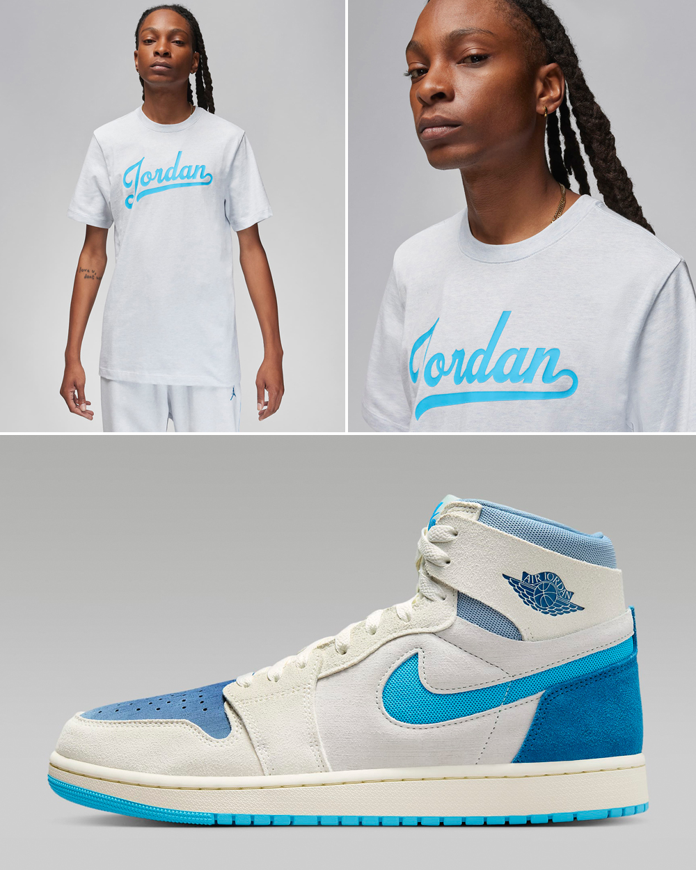 Air-Jordan-1-Zoom-CMFT-2-Sail-Dark-Powder-Blue-Shirt-Matching-Outfit