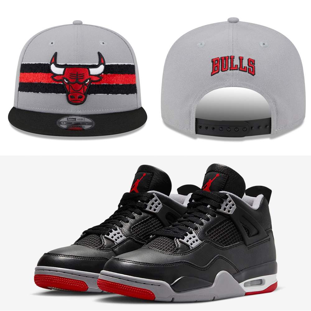 Air-Jordan-4-Bred-Reimagined-Bulls-Snapback-Hat-New-Era