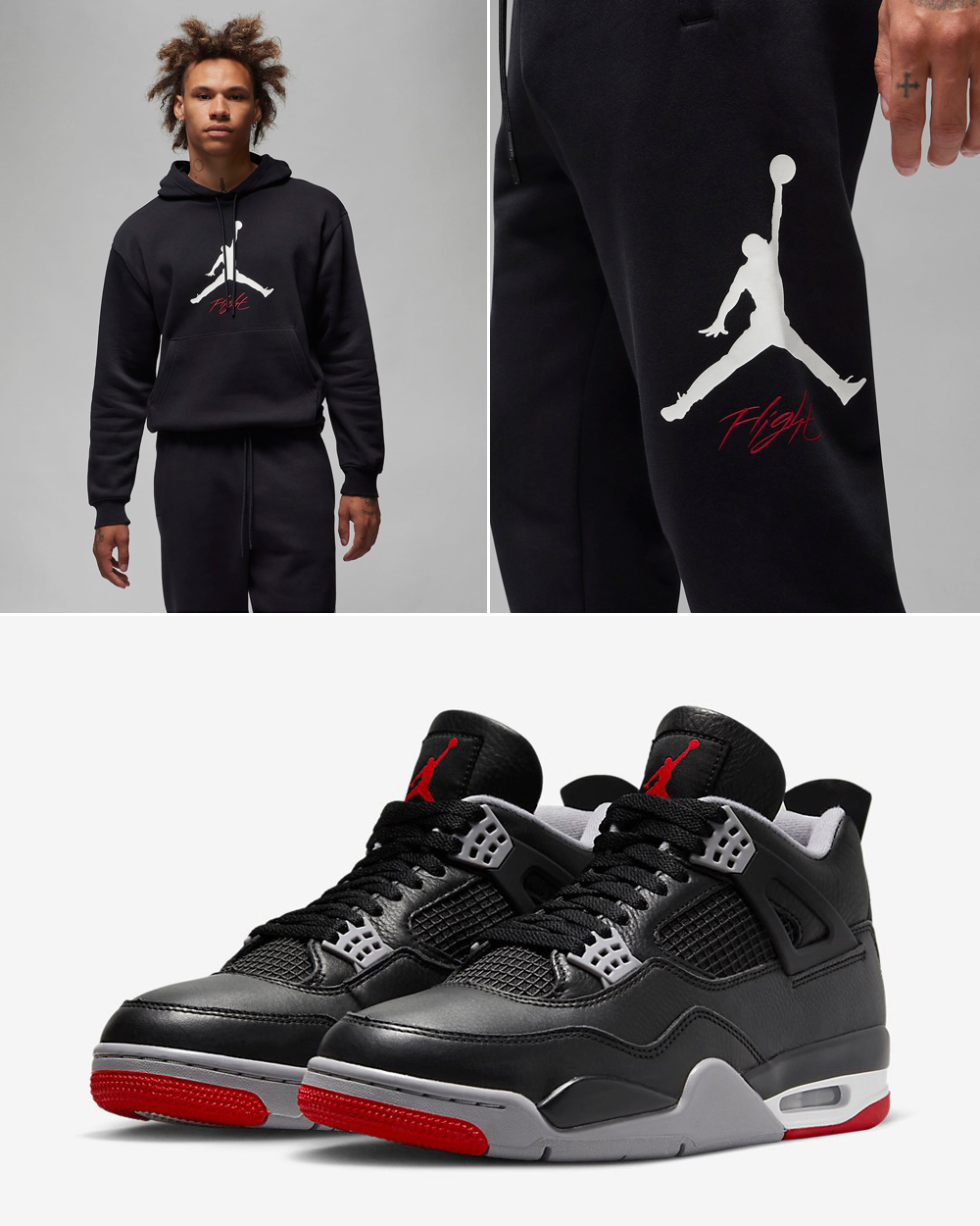 Air-Jordan-4-Bred-Reimagined-Hoodie-Pants-Outfit