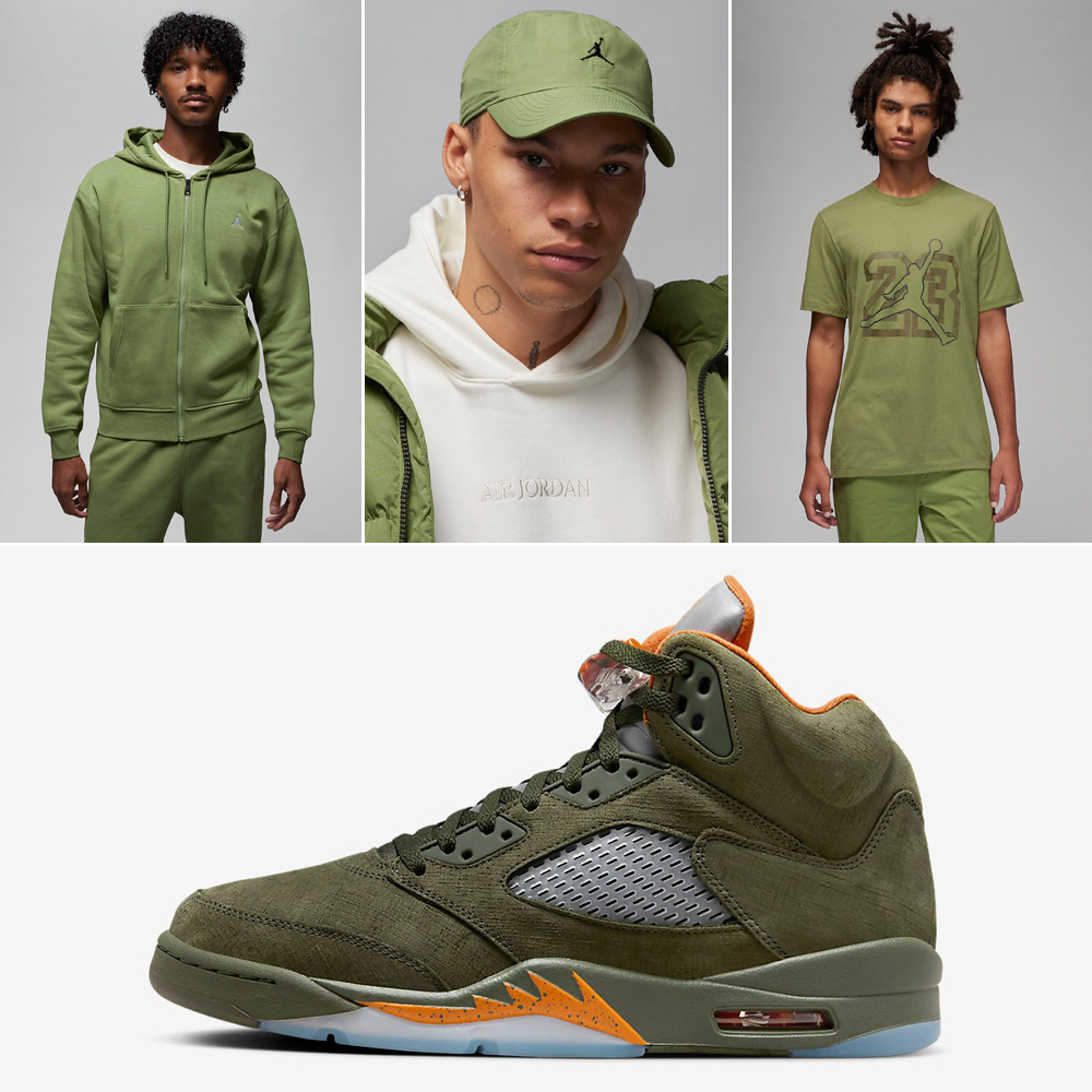 Air-Jordan-5-Olive-Outfits