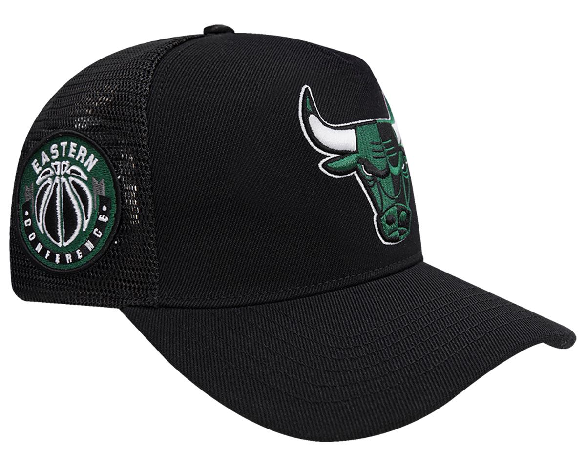 Chicago-Bulls-Pro-Standard-Hat-Black-Green-1