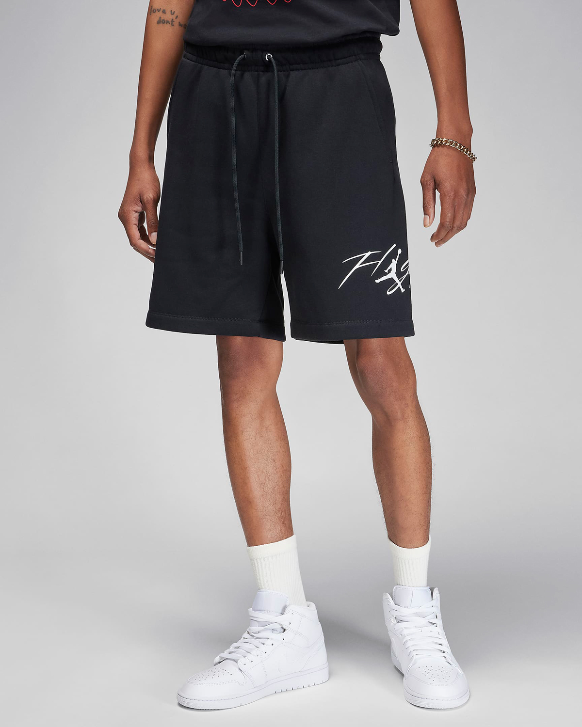 Jordan-Brooklyn-Fleece-Shorts-Black-White-1