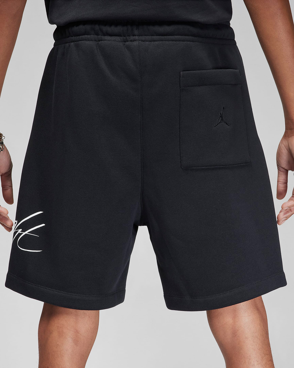 Jordan-Brooklyn-Fleece-Shorts-Black-White-3