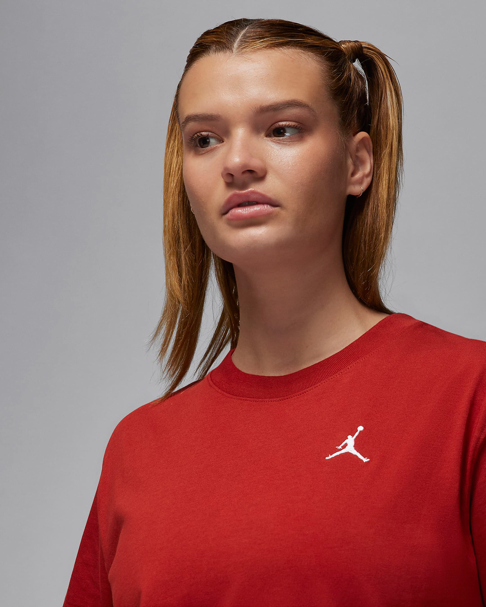 Jordan-Essentials-Womens-T-Shirt-Dune-Red-2