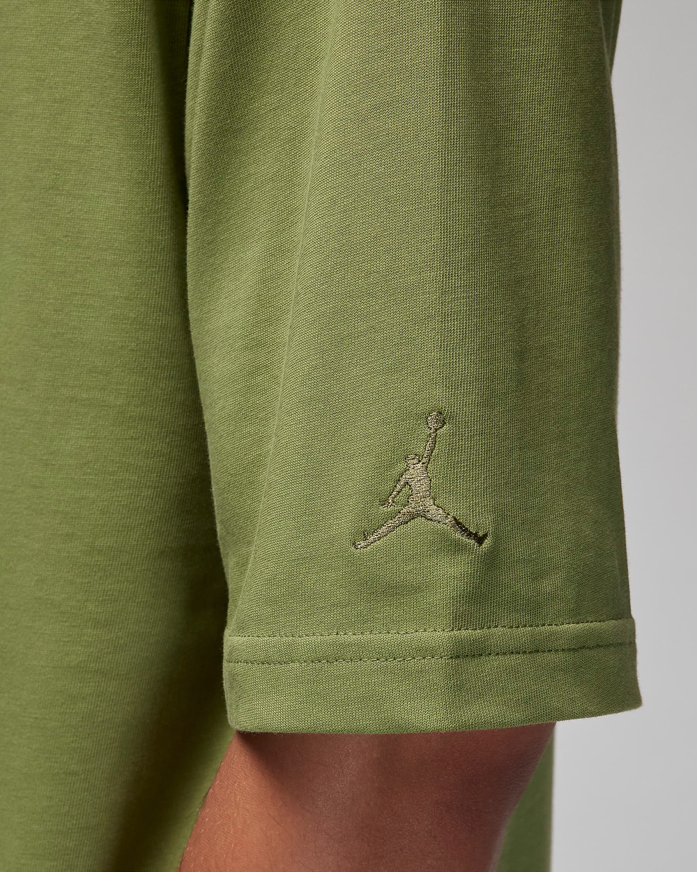 Jordan-Wordmark-T-Shirt-Olive-Green-3