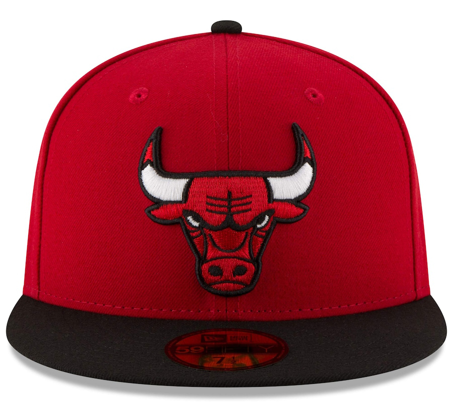New-Era-Chicago-Bulls-2-Tone-Fitted-Hat-Red-Black-2