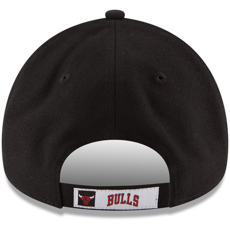 New-Era-Chicago-Bulls-Team-Color-Adjustable-Hat-Black-3