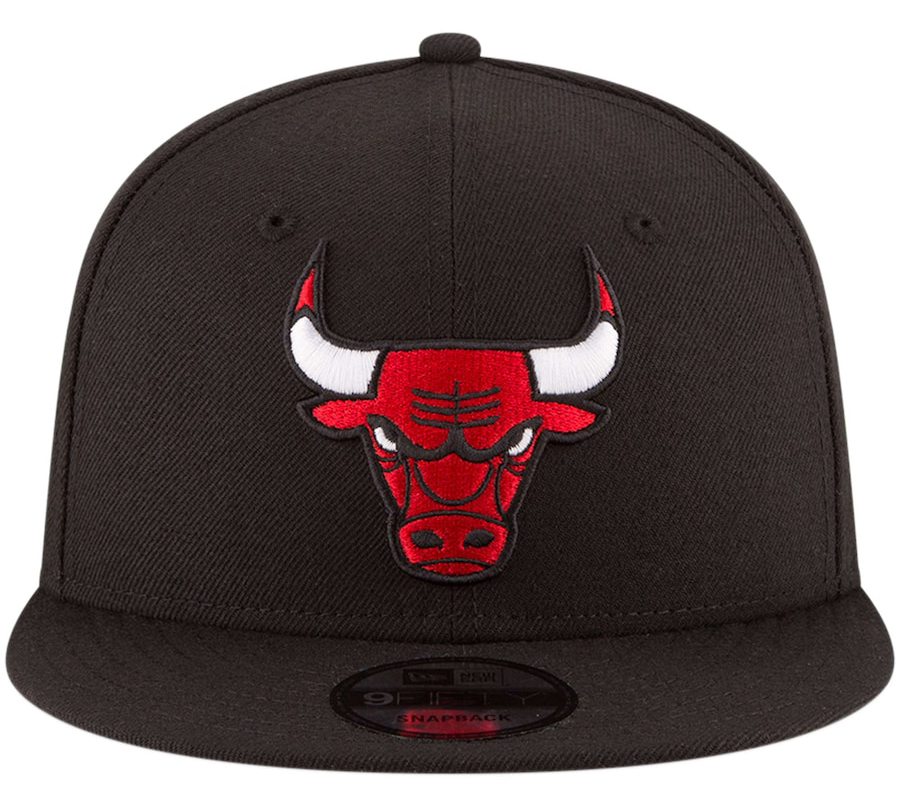 New-Era-Chicago-Bulls-Team-Color-Snapback-Hat-Black-Red-2