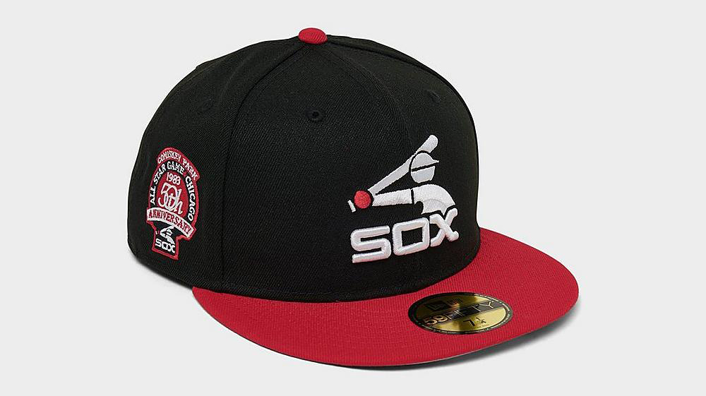 New-Era-Chicago-White-Sox-Fitted-Hat-Black-Red-1