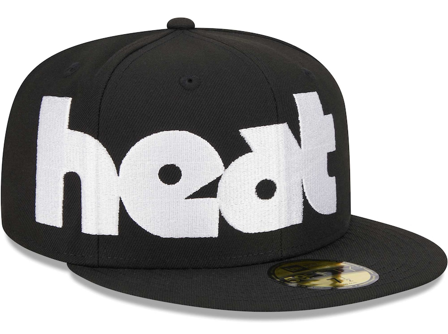 New-Era-Miami-Heat-Checkerboard-59fifty-Hat-Black-White-1