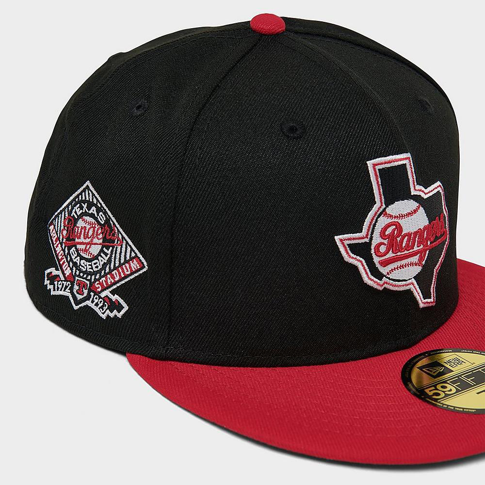 New-Era-Texas-Rangers-Fitted-Hat-Black-Red-3
