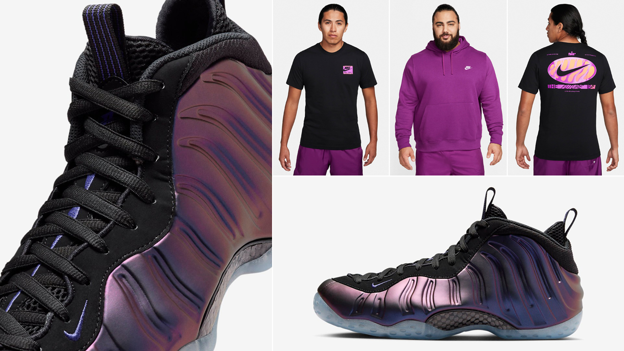 nike low Air Foamposite One Eggplant 2024 Outfits Shirts Clothing