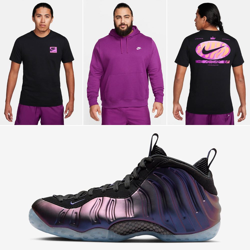nike low Air Foamposite One Eggplant 2024 Outfits