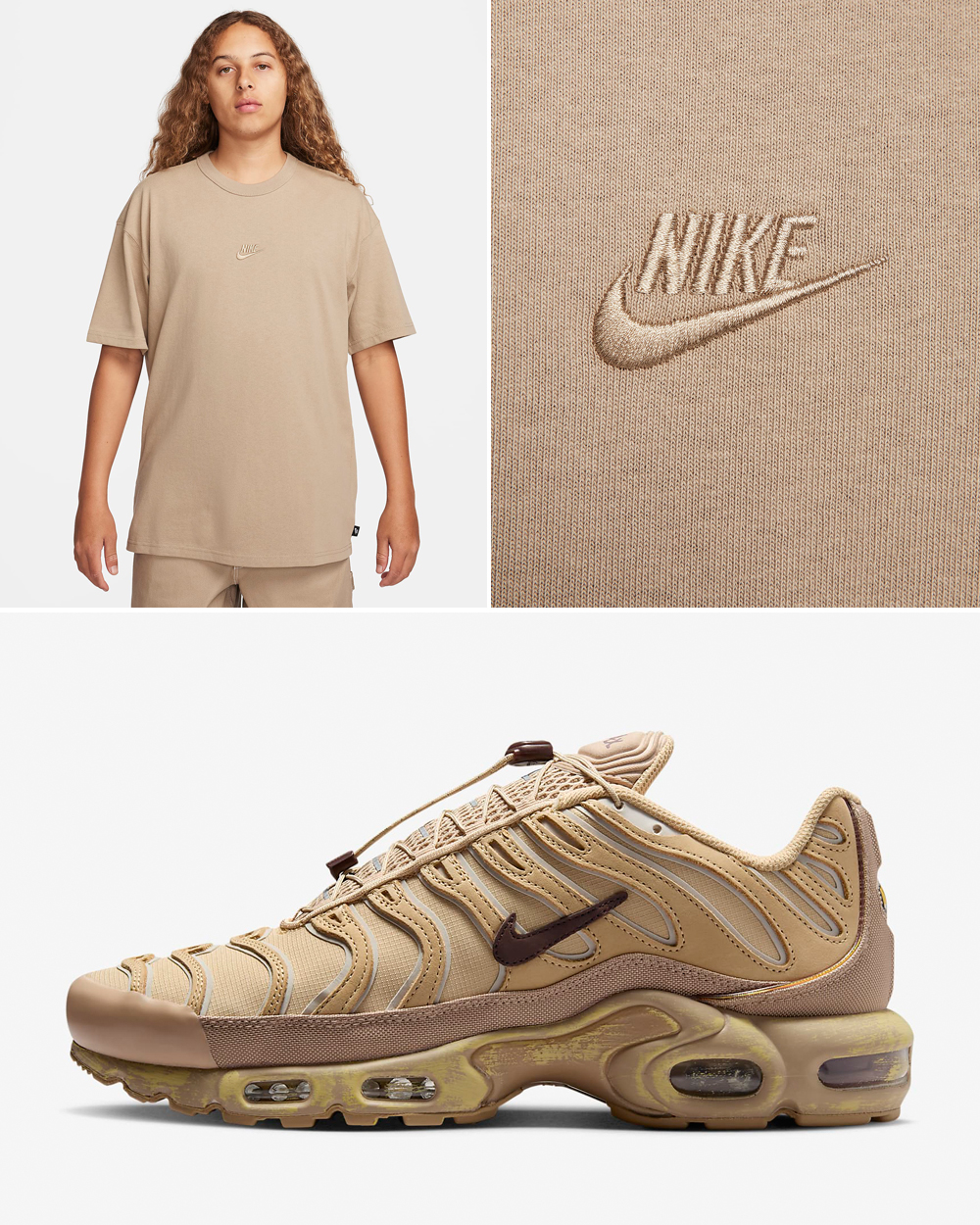 Nike-Air-Max-Plus-Sesame-Shirt-Matching-Outfit