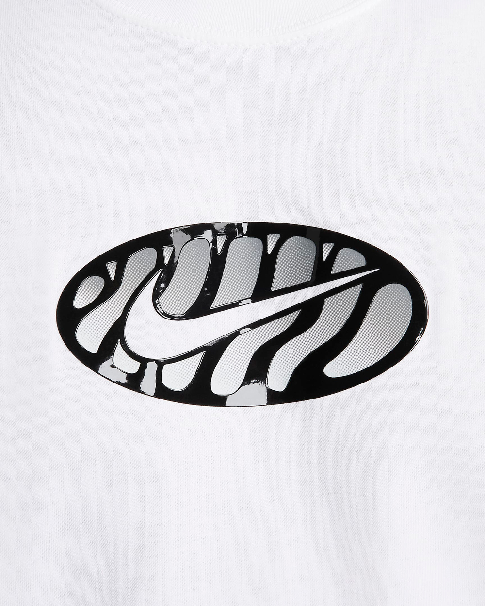 Nike Air Max Plus T Shirt White Black Silver 3
