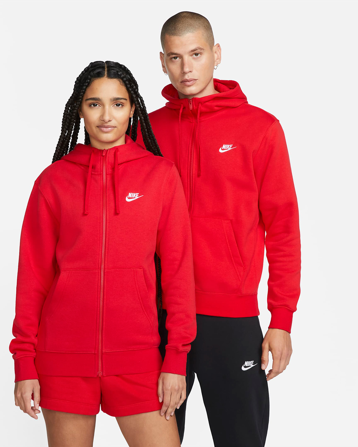 Nike-Club-Fleece-Full-Zip-Hoodie-University-Red