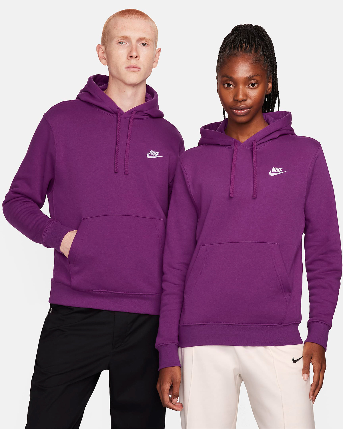 Nike Club Fleece Hoodie Viotech Purple