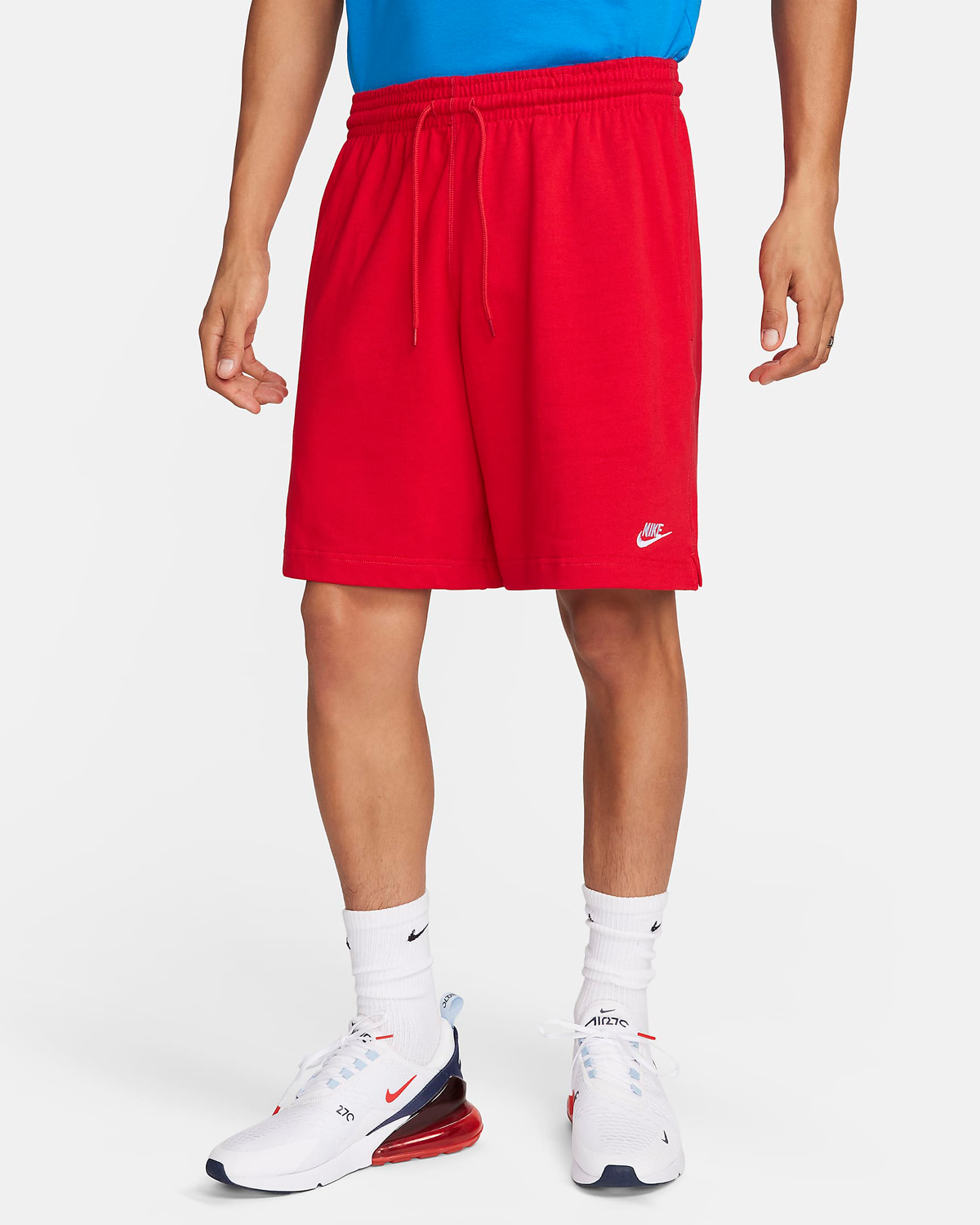 Nike-Club-Knit-Shorts-University-Red