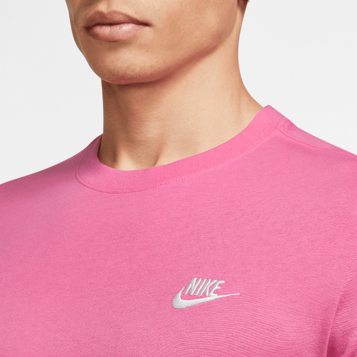 nike ones Club T Shirt Pink 1
