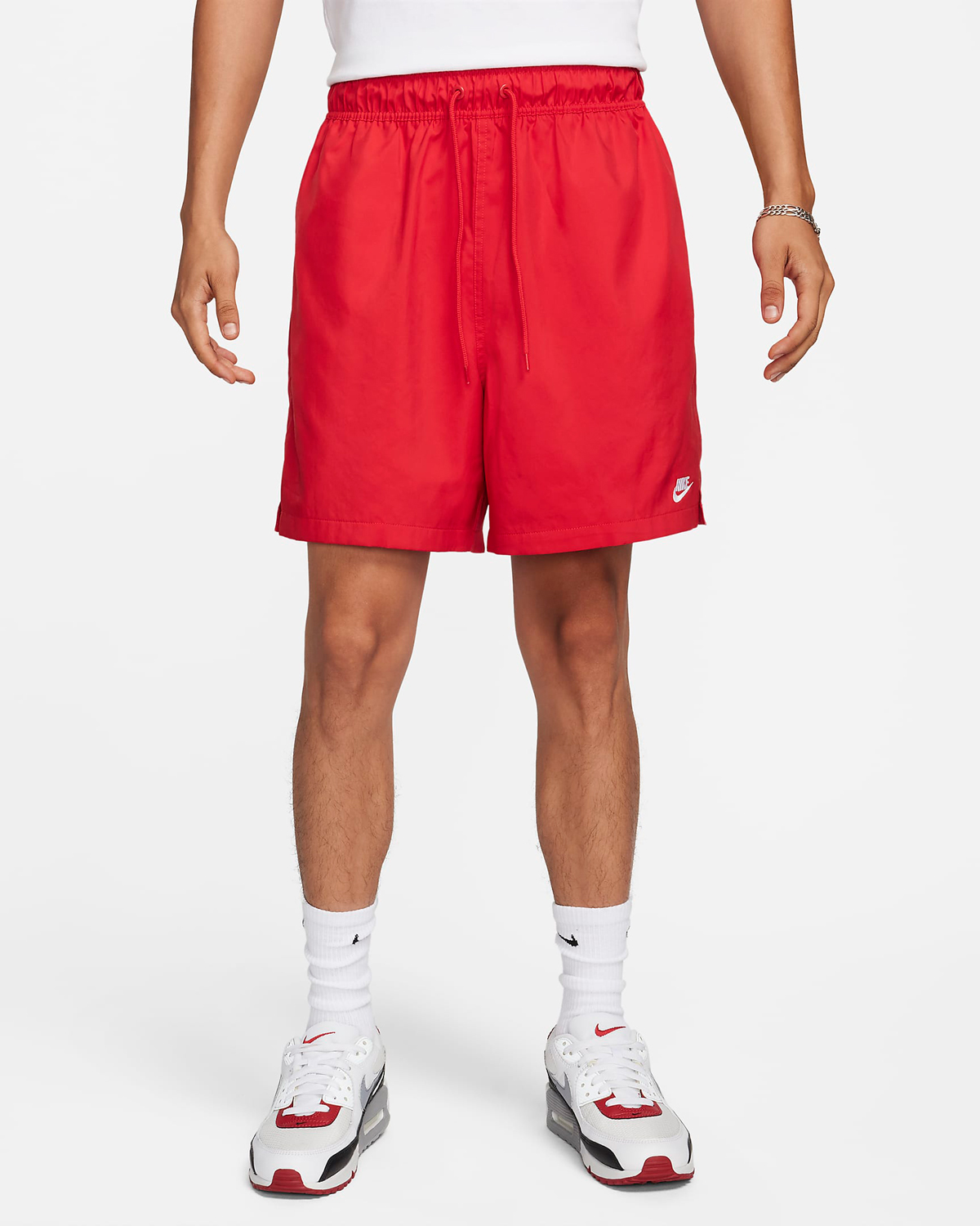 Nike-Club-Woven-Flow-Shorts-University-Red