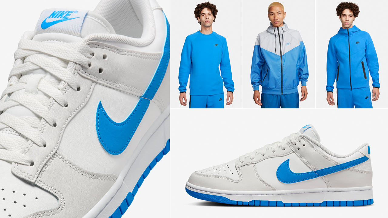 Nike Dunk Low Photo Blue Shirts Hats Clothing Outfits