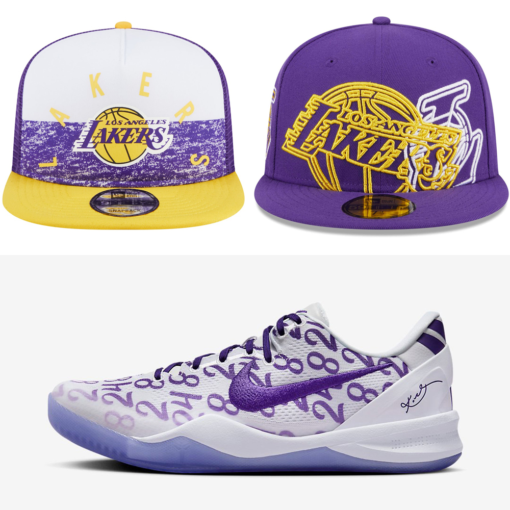 Nike-Kobe-8-Protro-Court-Purple-Lakers-Hats