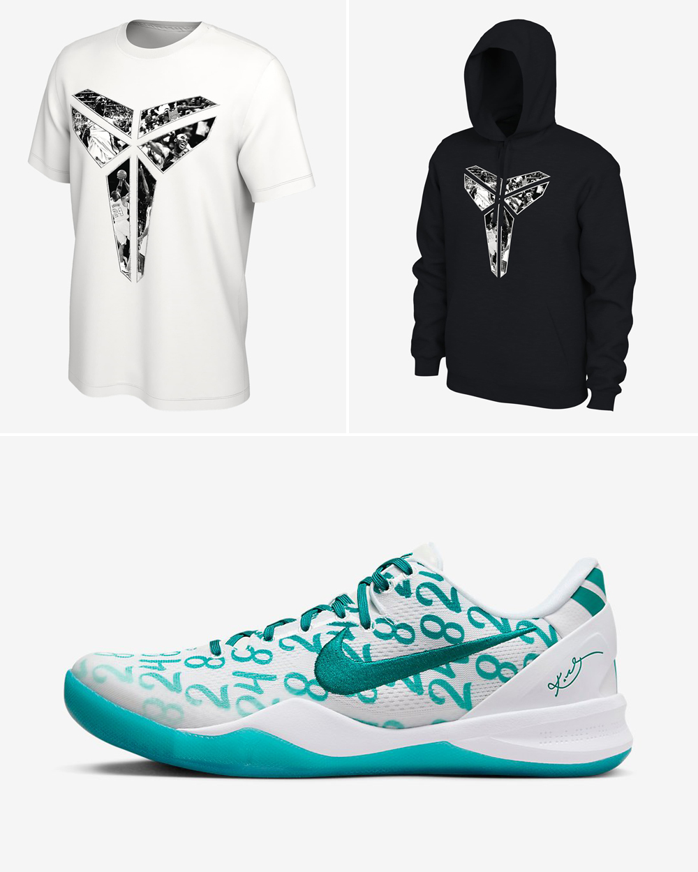 Nike-Kobe-8-Protro-Radiant-Emerald-Shirt-Hoodie