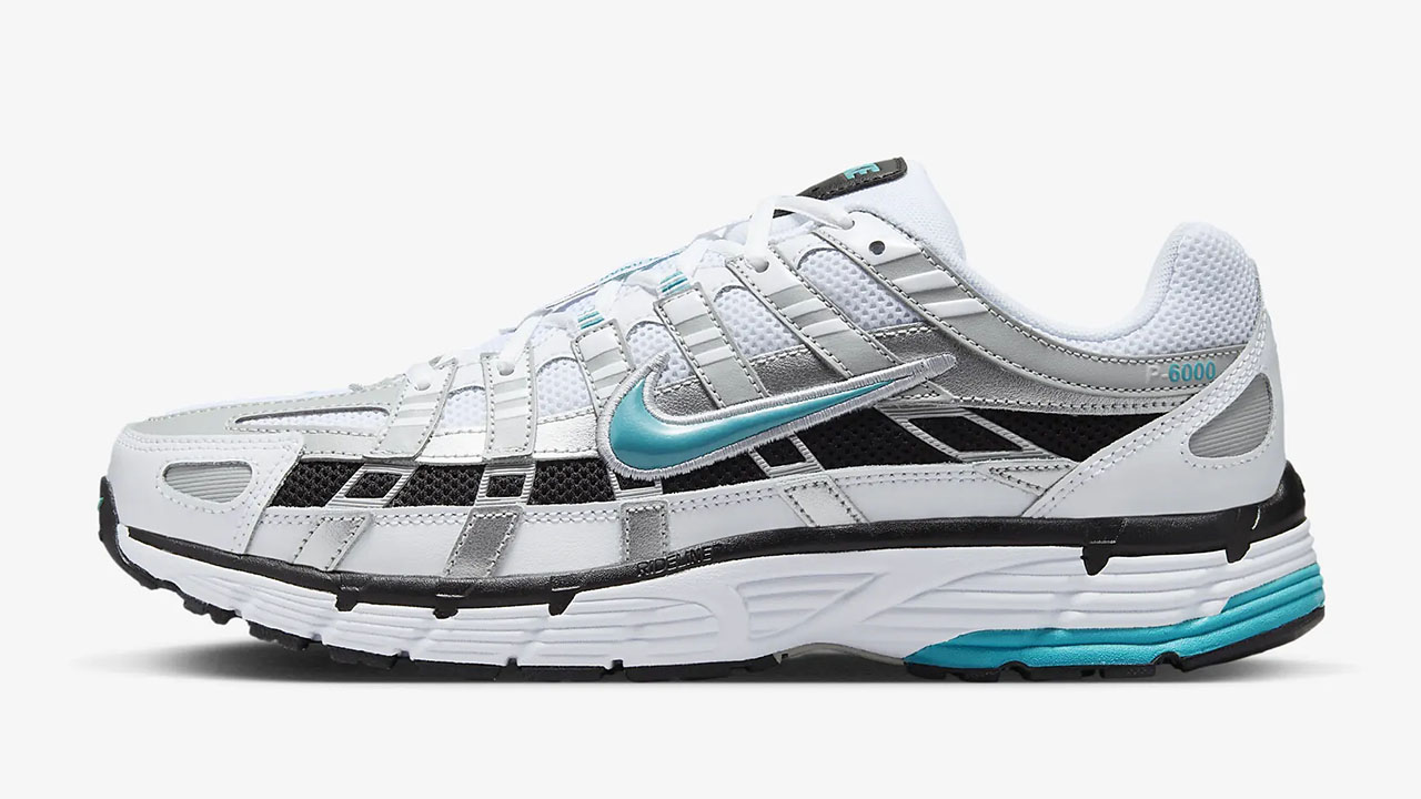 Nike P 6000 White Silver Dusty Cactus