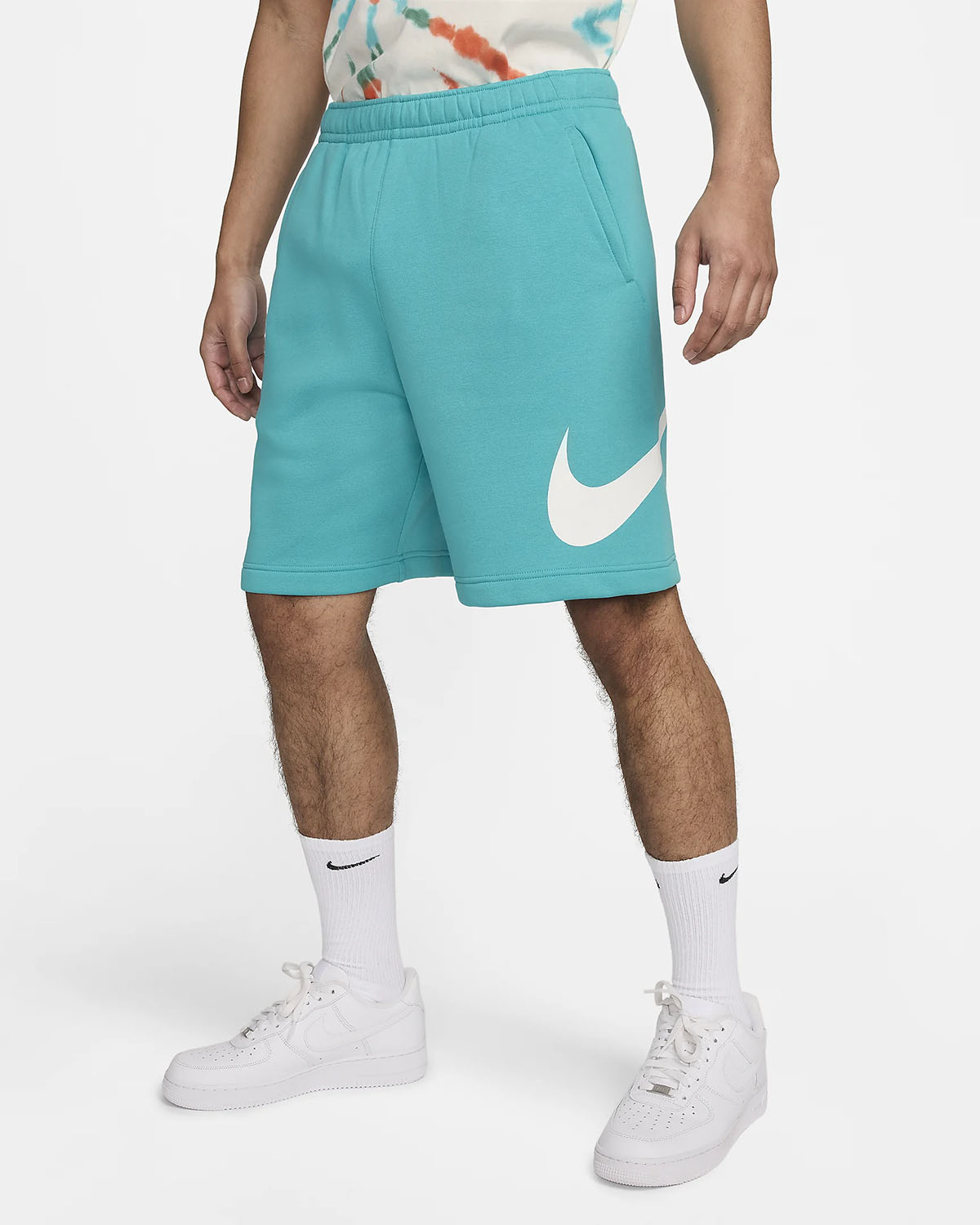 Nike Sportswear Club Graphic Shorts Dusty Cactus