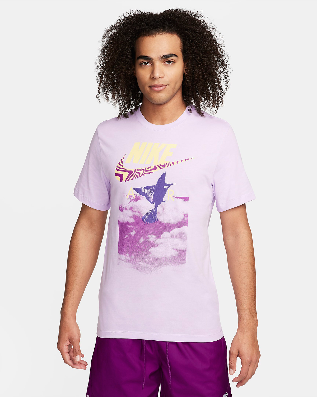 Nike Sportswear T Shirt Violet Mist Purple