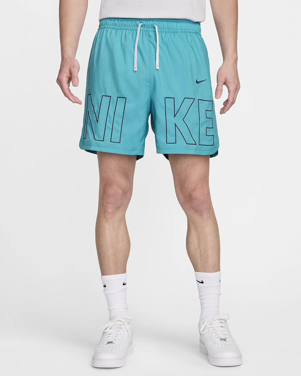 Nike Sportswear Woven Flow Shorts Dusty Cactus Thunder Blue