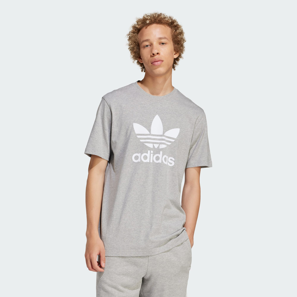 adidas-Adicolor-Trefoil-T-Shirt-Grey