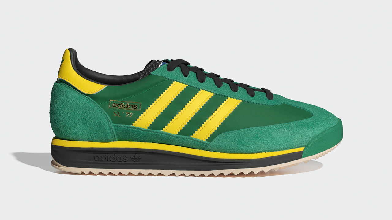 adidas indoor SL 72 RS Green Yellow Core Black Release Date