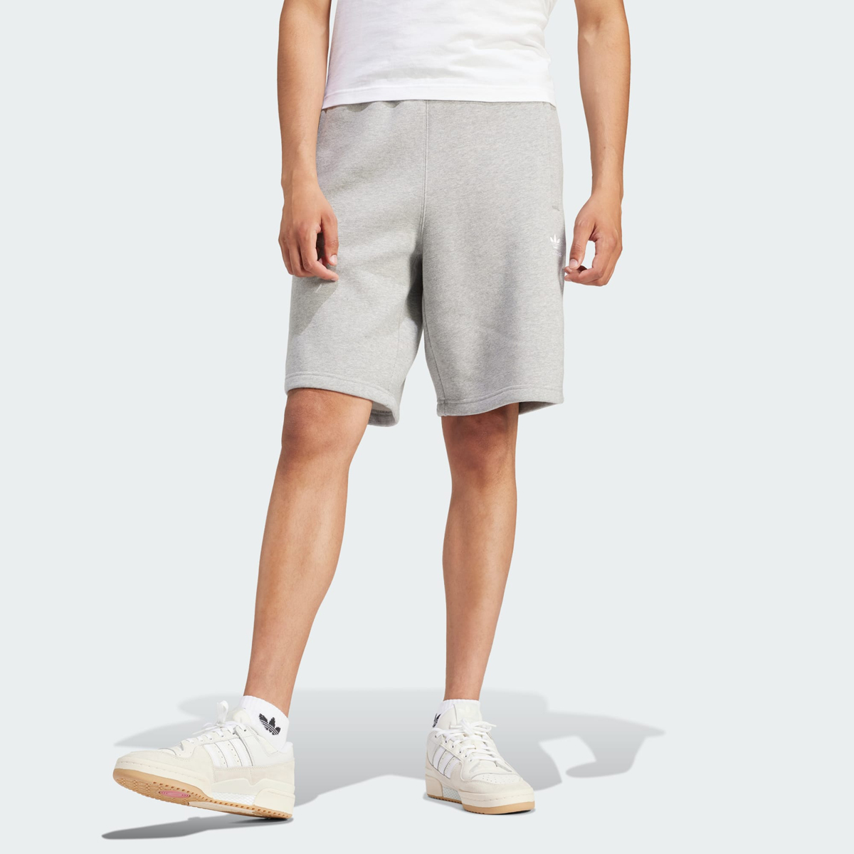 adidas-Trefoil-Essentials-Shorts-Grey-1