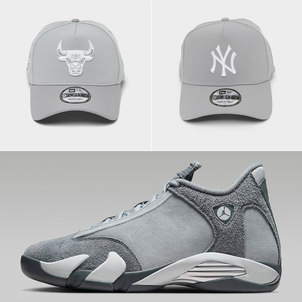 Air-Jordan-14-Flint-Grey-Hats