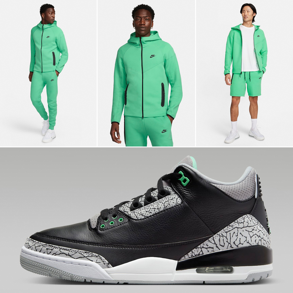 Air-Jordan-3-Green-Glow-Clothing