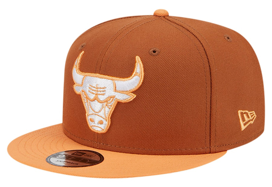 Chicago-Bulls-New-Era-2-Tone-Color-Pack-Brown-Orange-Snapback-Hat-1