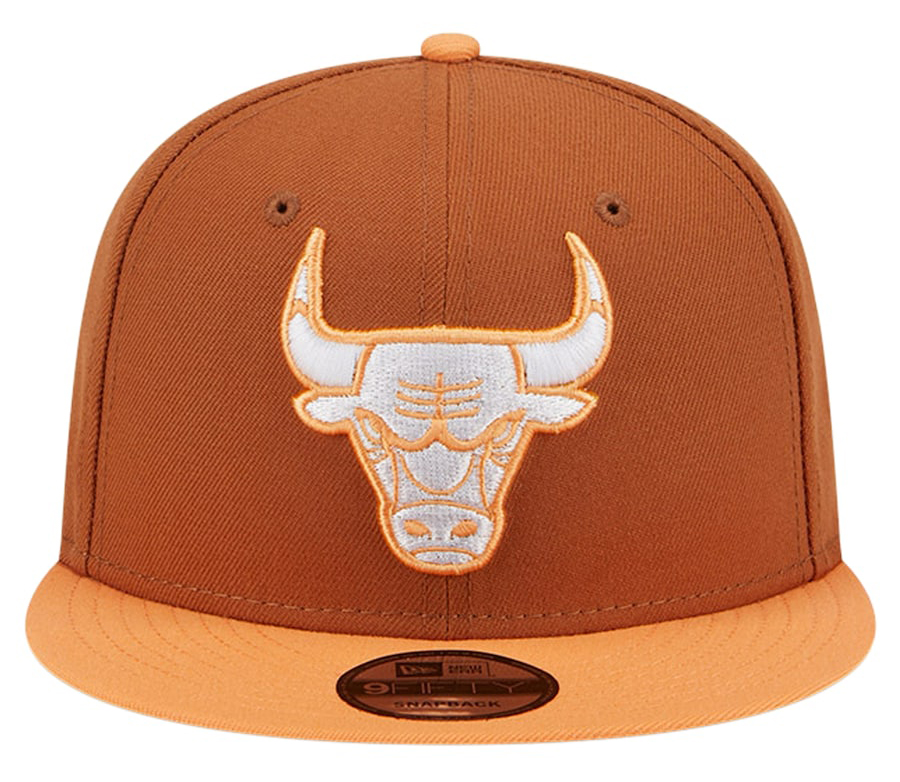 Chicago-Bulls-New-Era-2-Tone-Color-Pack-Brown-Orange-Snapback-Hat-2