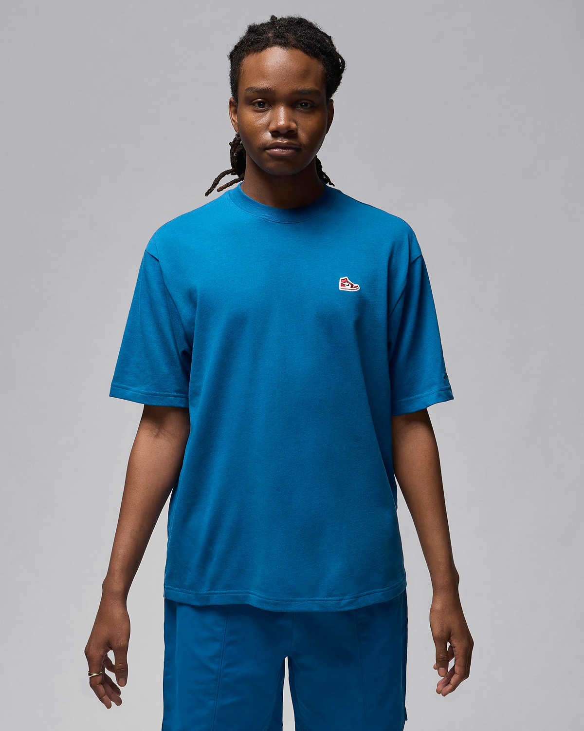 Jordan-AJ-1-Patch-T-Shirt-Industrial-Blue